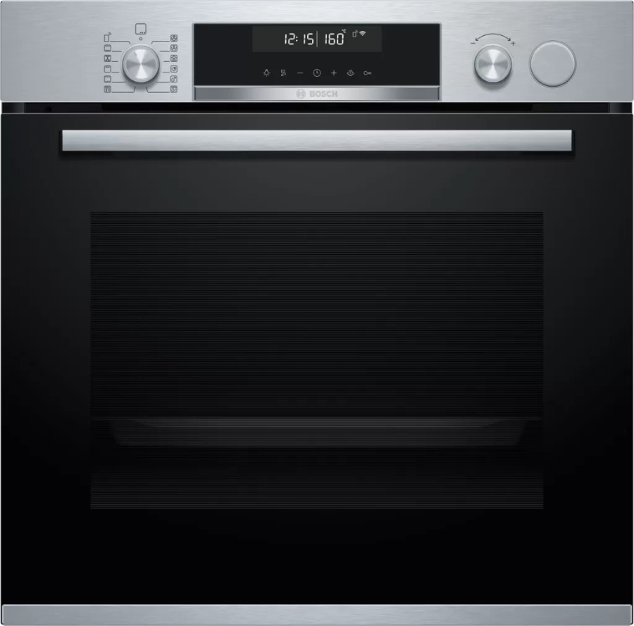 Bosch HRG5785S6 Einbau-Backofen mit Dampfunterstützung Edelstahl