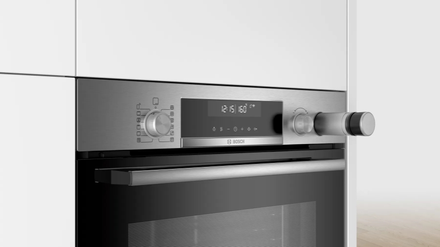 Bosch HRG5785S6 Einbau-Backofen mit Dampfunterstützung Edelstahl