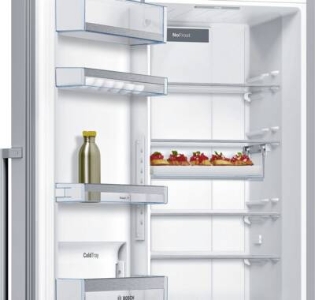 Bosch KSF36PIDP Kühlschrank Edelstahl-Grau mit VitaFresh pro,Standgerät 186 x 60 cm