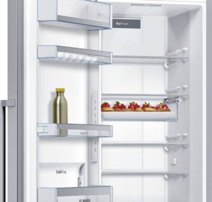 Bosch KSF36PIDP Kühlschrank Edelstahl-Grau mit VitaFresh pro,Standgerät 186 x 60 cm