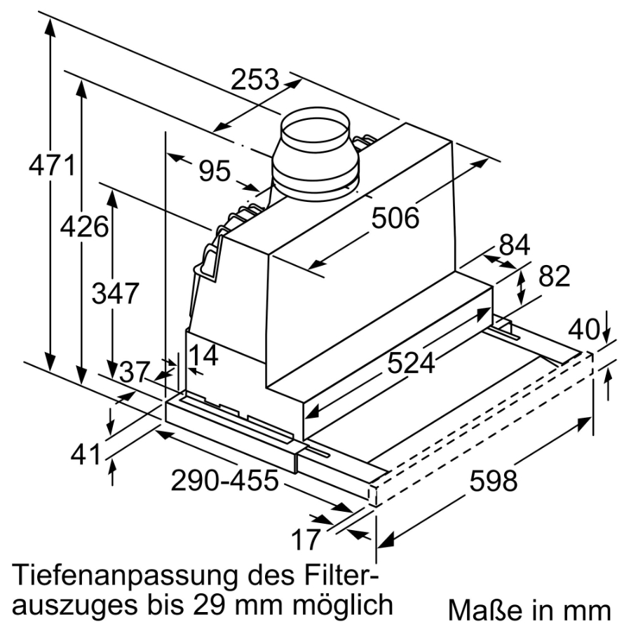 Neff D46ED52X1 N50, Flachschirmhaube, 60 cm, Silbermetallic 