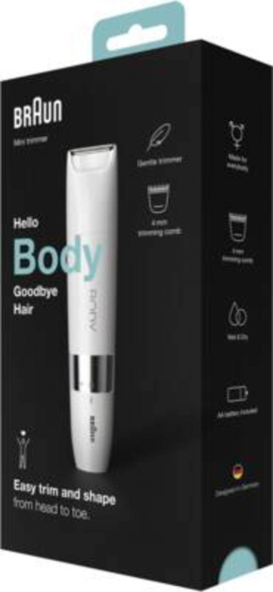 Braun Personal Care Body BS1000 Mini-Trimmer 