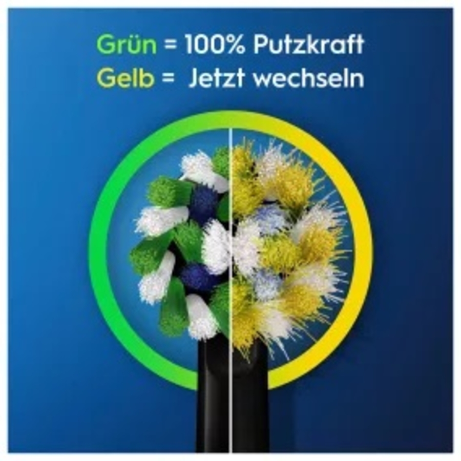 Oral-B Aufsteckbürsten CrossAction Schwarz CleanMaximizer 3er 4210201410621 #crossactionrefill