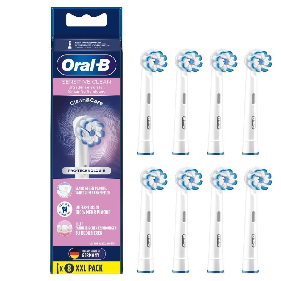 Oral-B Sensitive Clean Aufsteckbürsten 8er 