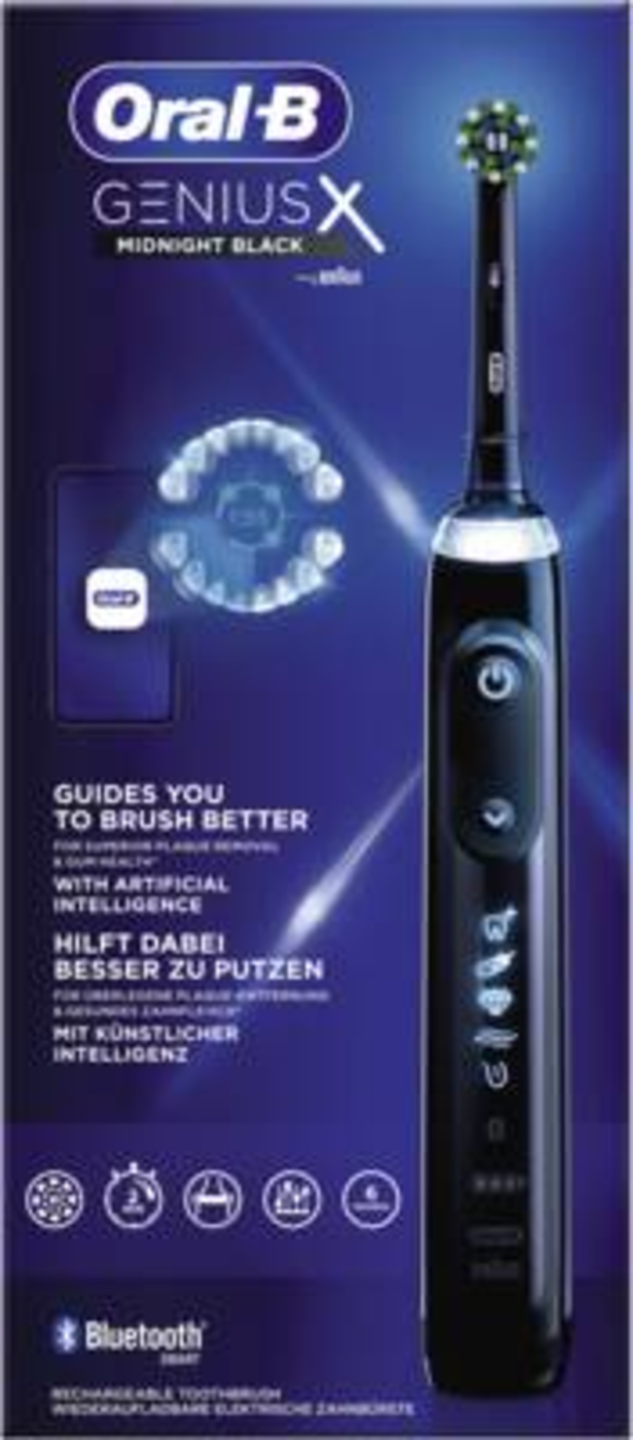 Oral-B Genius X Elektrische Zahnbürste  Schwarz 