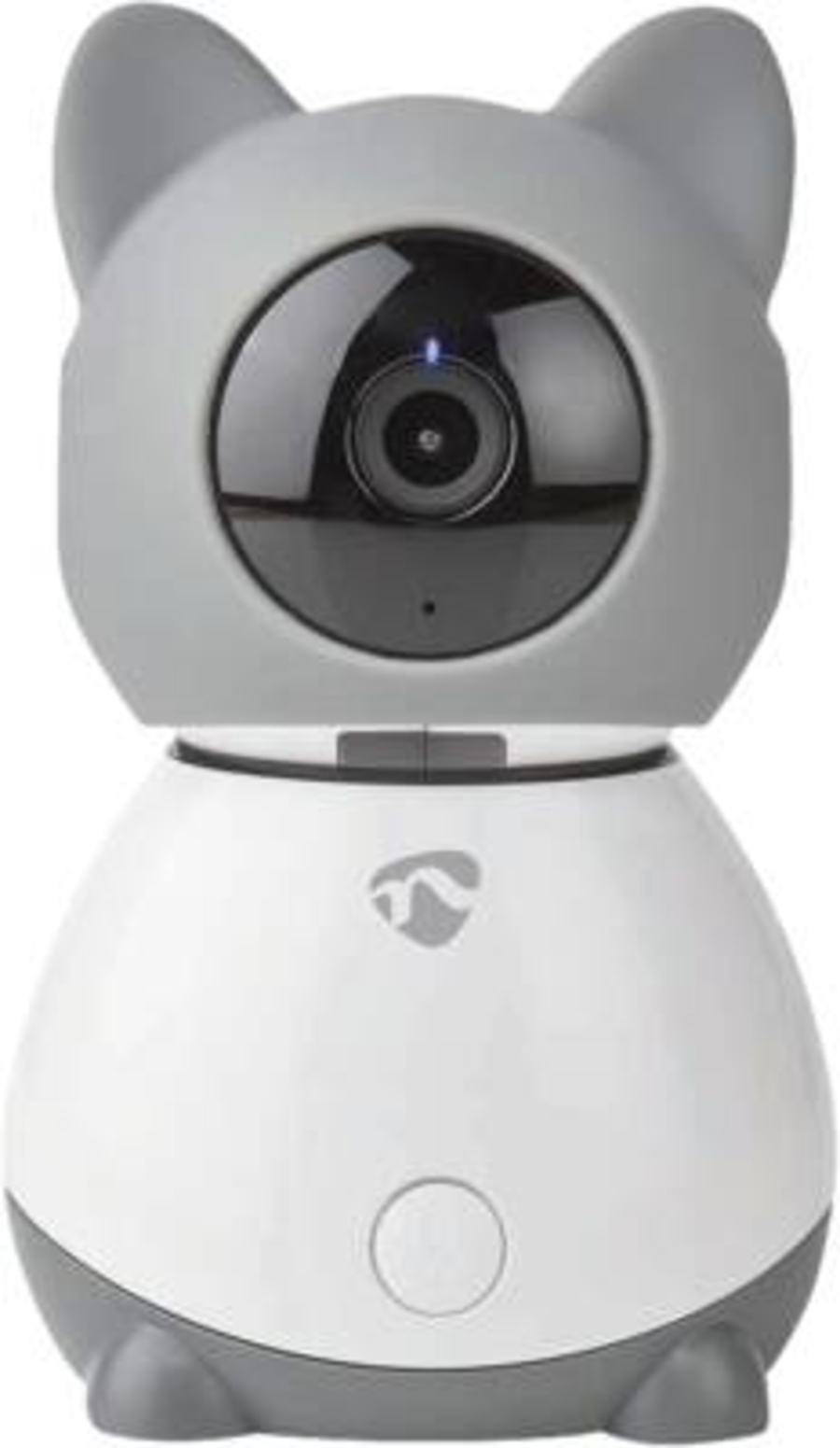 Nedis WIFICI30CGY Smartlife Innenkamera WLAN | Full HD 1080p  Pan tilt  Cloud / MicroSD | mit Bewegungssensor | Nachtsicht