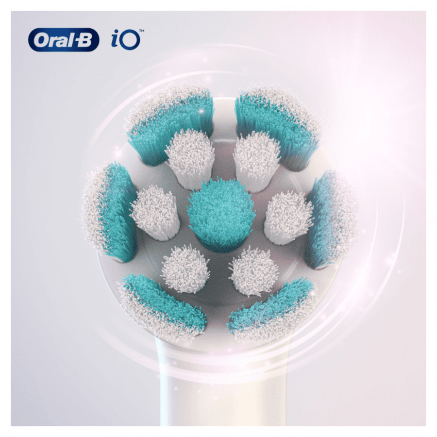 Oral-B Aufsteckbürsten iO, Sanfte Reinigung 4er, weiß 