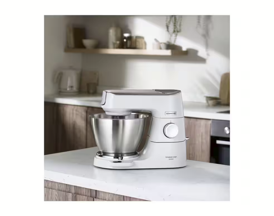 Kenwood Elektro KVC65.001WH Titanium Chef Baker Küchenmaschine  weiß