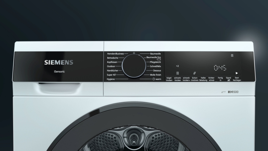 Siemens WQ33G2D40 Wärmepumentrockner Weiss 8kg A+++