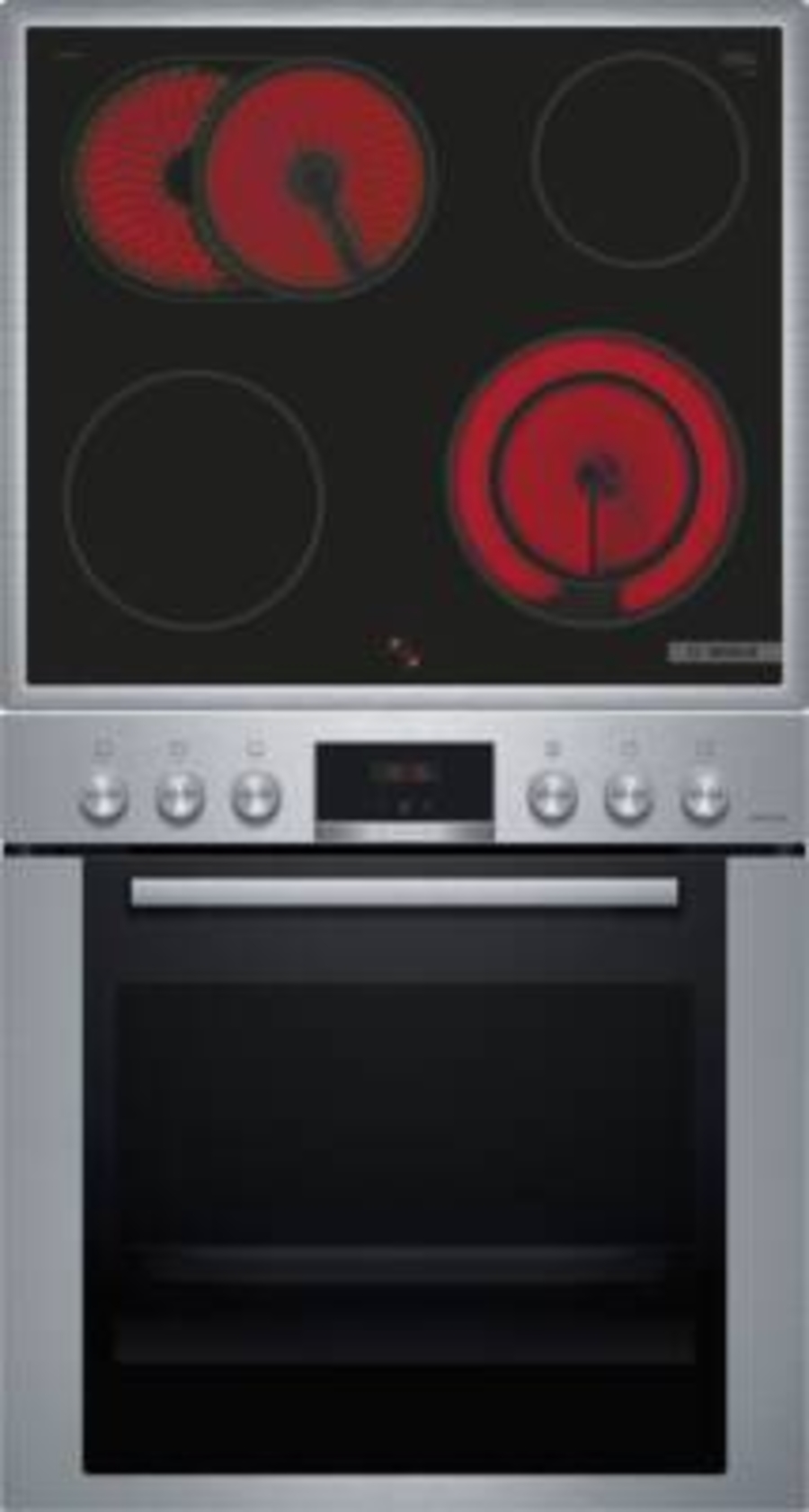 Bosch ACTH8T31MK Herdset bestehend aus HDA3140S0 und NKN64RGA2E mit Dampfunterstützung