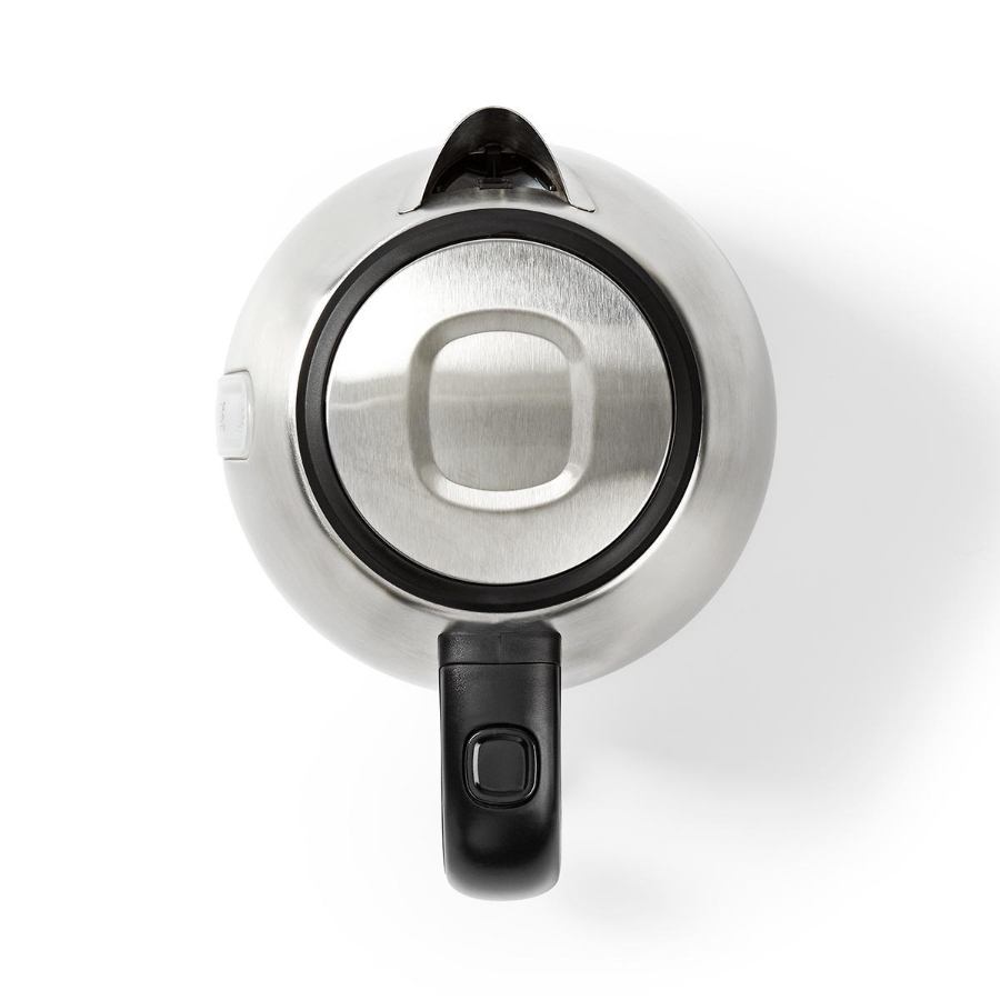 Nedis KAWK300EAL Wasserkocher 1.0 l | Edelstahl | Aluminium  Um 360 Grad drehbar | Verdecktes Heizelement