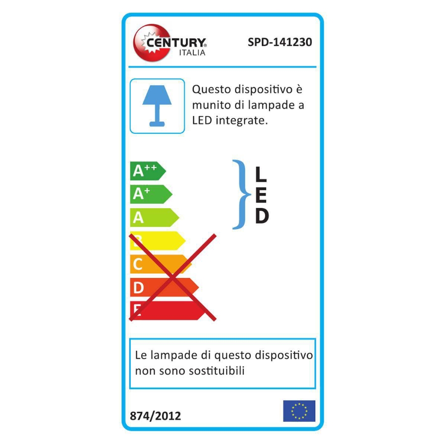 Century SPD-141230 LED-Lampe 14 W 1150 lm 3000 K 