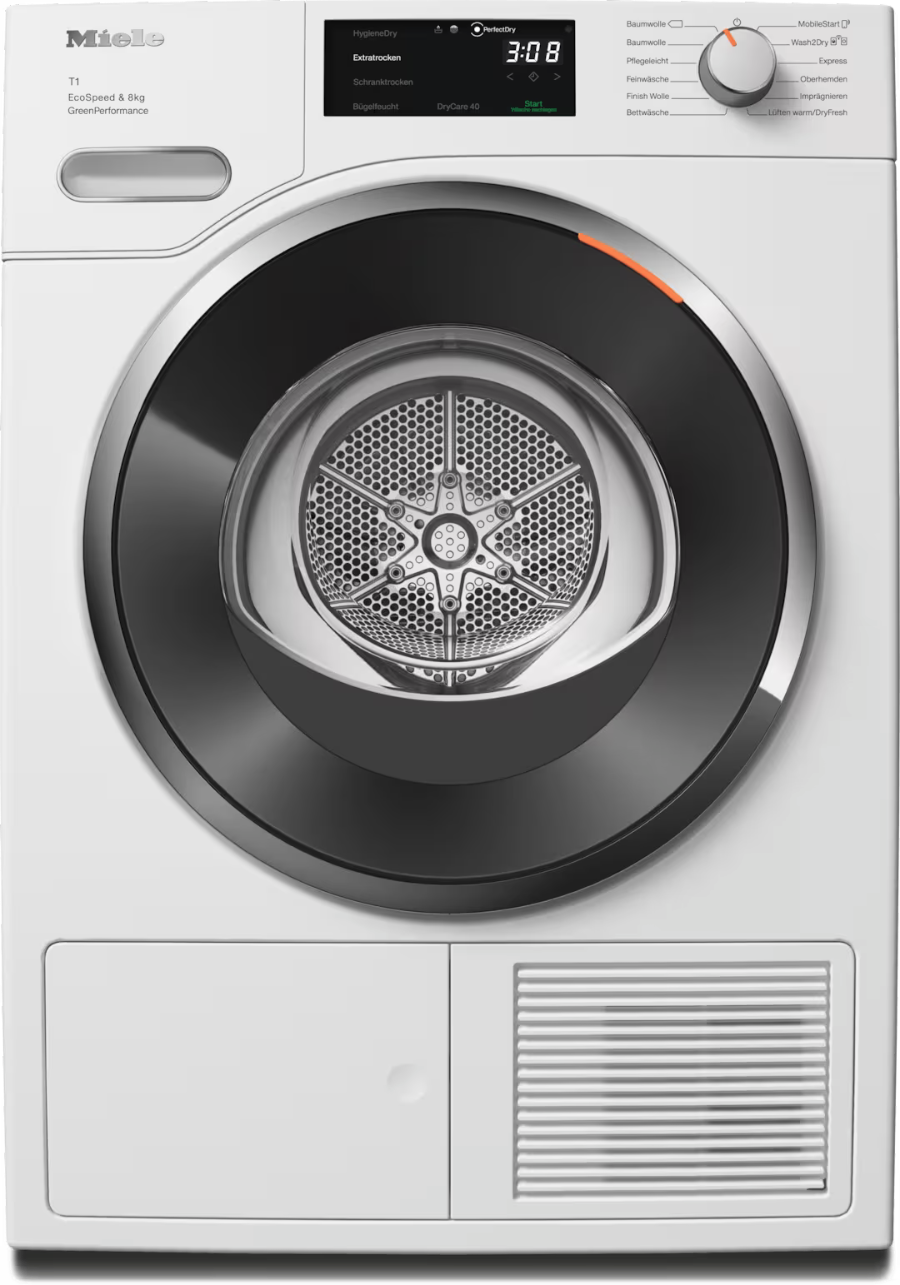 Miele TWF760WP EcoSpeed & 8kg Wärmepumpentrockner  A+++ 