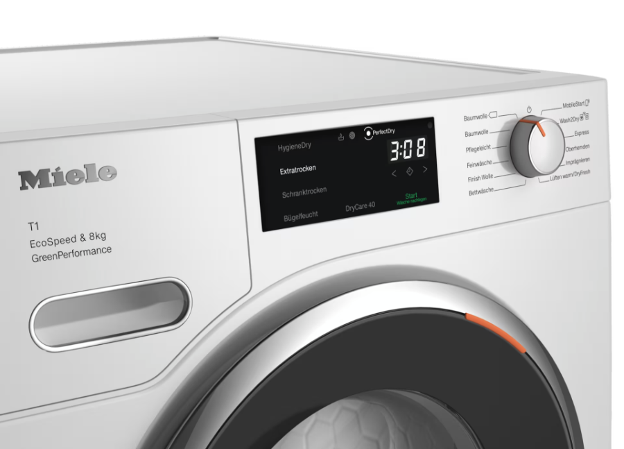Miele TWF760WP EcoSpeed & 8kg Wärmepumpentrockner  A+++ 