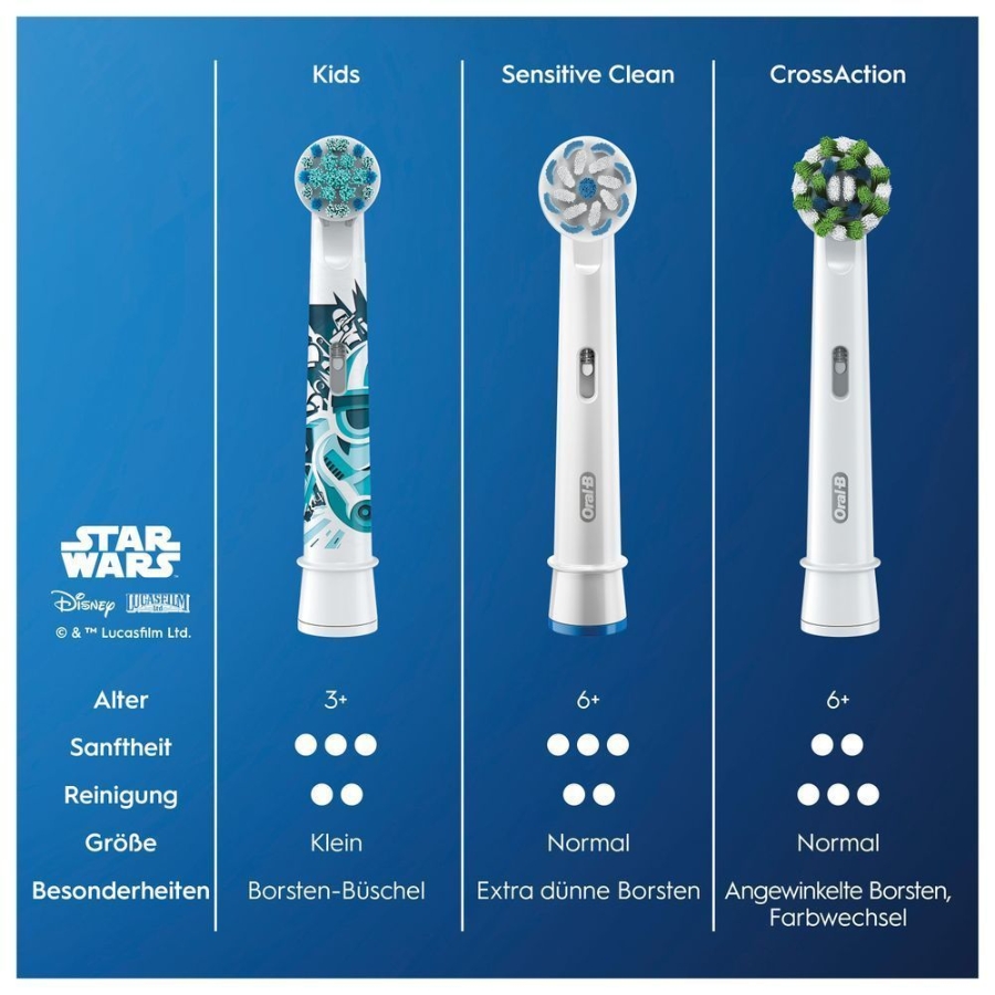 Oral-B Kids Aufsteckbürsten Star Wars 8er 