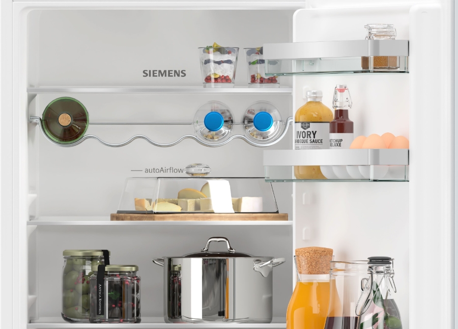 Siemens KI86NVSE0 Einbau-Kühl-Gefrier-Kombination mit Gefrierbereich unten, Nofrost, Schleppscharnier