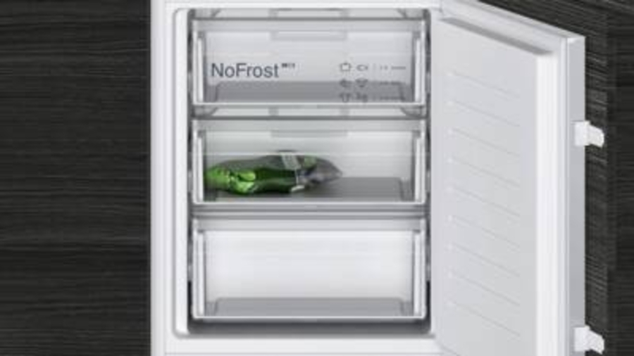Siemens KI86NVSE0 Einbau-Kühl-Gefrier-Kombination mit Gefrierbereich unten, Nofrost, Schleppscharnier