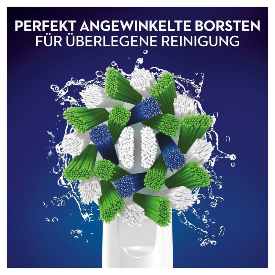 Oral-B Aufsteckbürsten CrossAction, CleanMaximizer 10er FFU, weiß