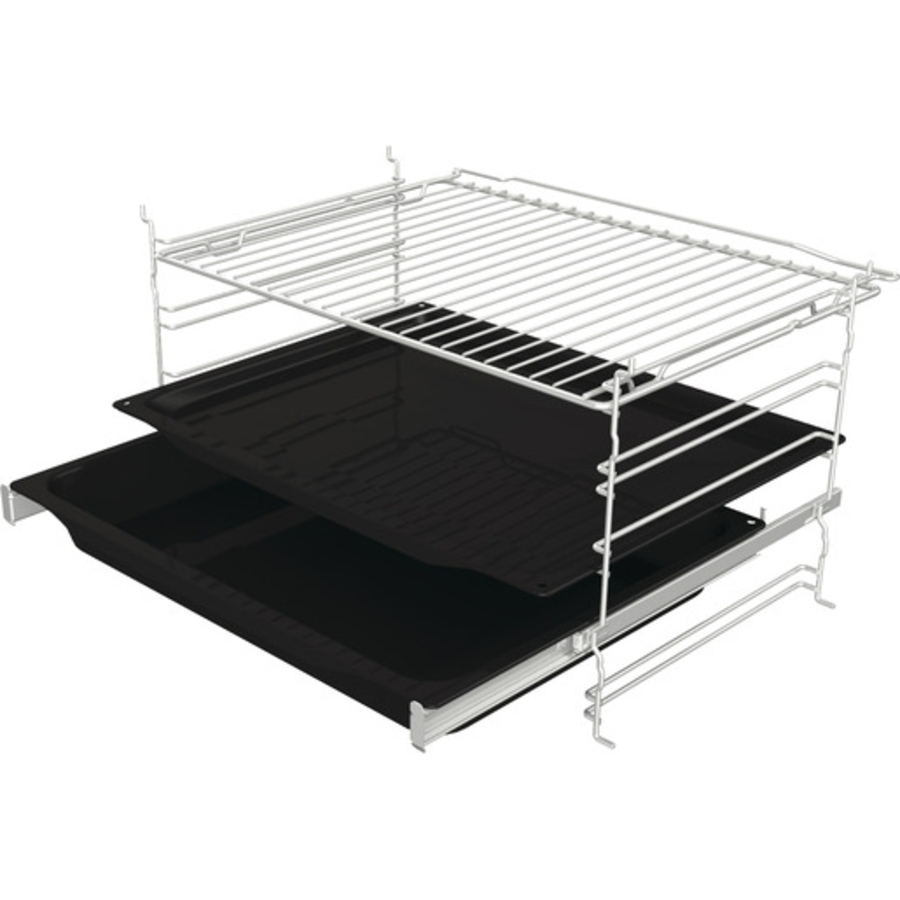 Gorenje BOSX6737E06BG Einbauherdset Schwarz mit Glaskeramikkochfeld ECT43X
