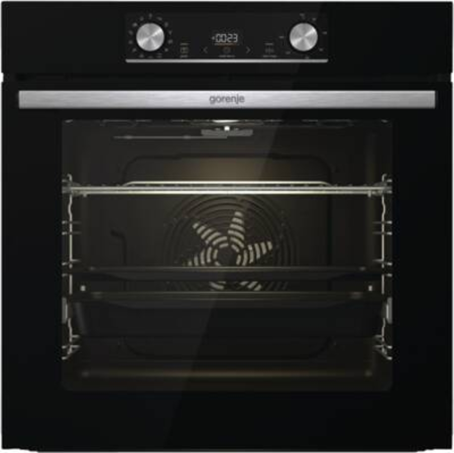 Gorenje BOSX6737E06BG Einbauherdset Schwarz mit Glaskeramikkochfeld ECT43X