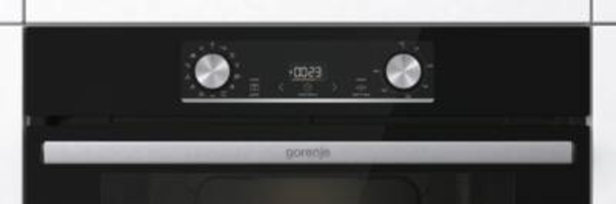 Gorenje BOSX6737E06BG Einbauherdset Schwarz mit Glaskeramikkochfeld ECT43X