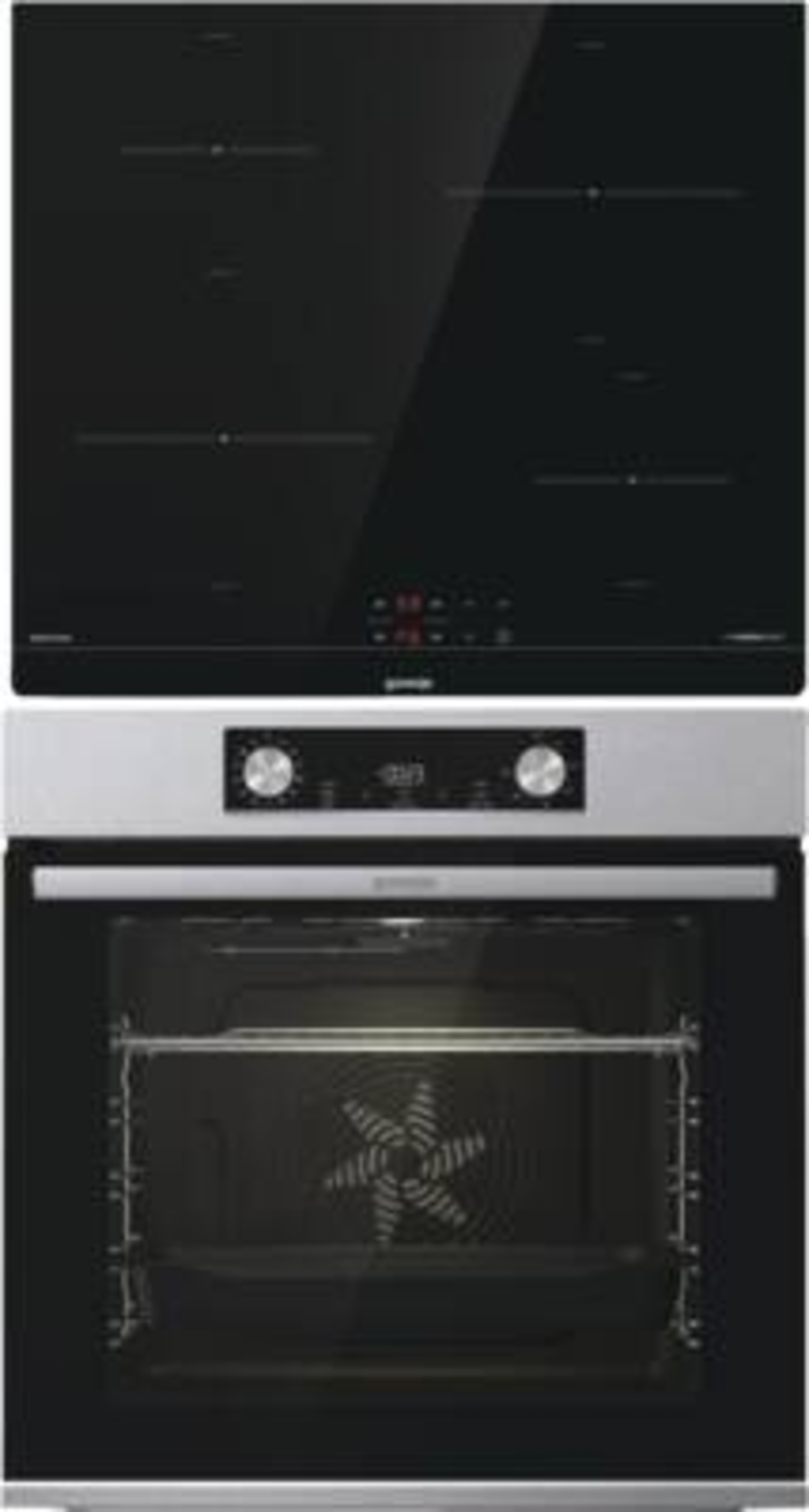 Gorenje BOSX6737E06BG Einbauherdset Schwarz mit Glaskeramikkochfeld ECT43X