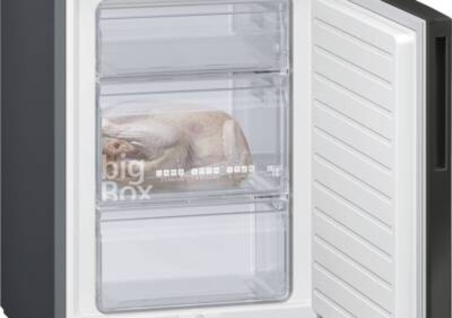 Siemens KG39E8XBA IQ500 Kühl-GefrierKombination mit Gefrierfach  ,201cm edelstahl schwarz  EEK:B 