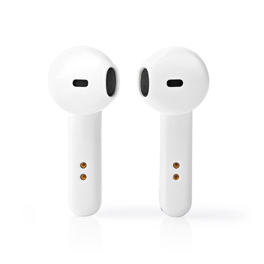 Nedis HPBT2052WT Vollständig drahtlose Kopfhörer Bluetooth®  max. Batteriespielzeit: 2.5 hrs  Berührungssteuerung 