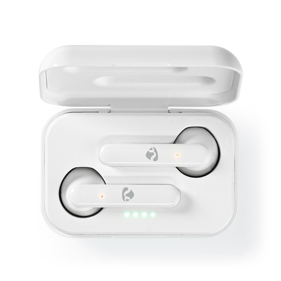 Nedis HPBT2052WT Vollständig drahtlose Kopfhörer Bluetooth®  max. Batteriespielzeit: 2.5 hrs  Berührungssteuerung 