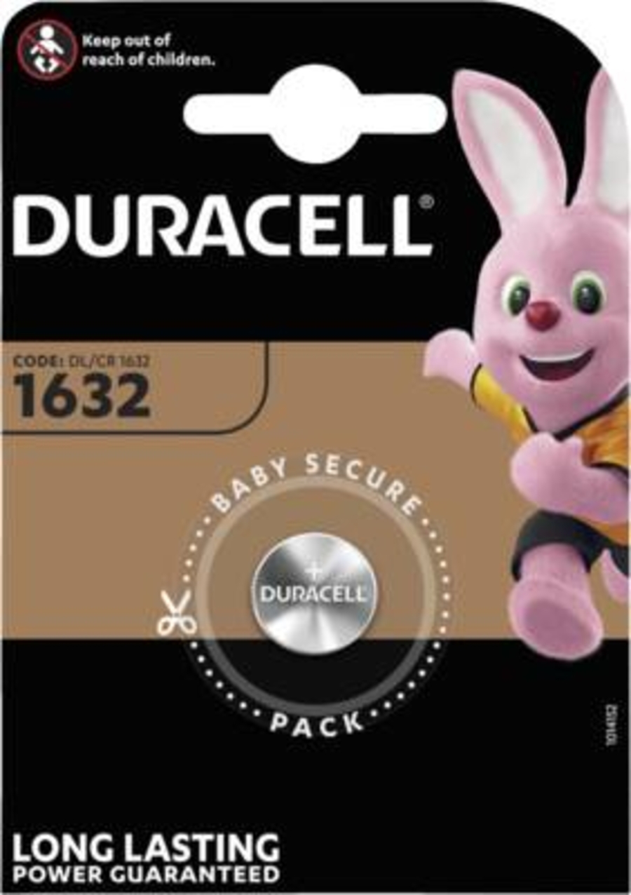 Duracell CR1632 Lithium-Knopfzelle Duracell  1 Stück 