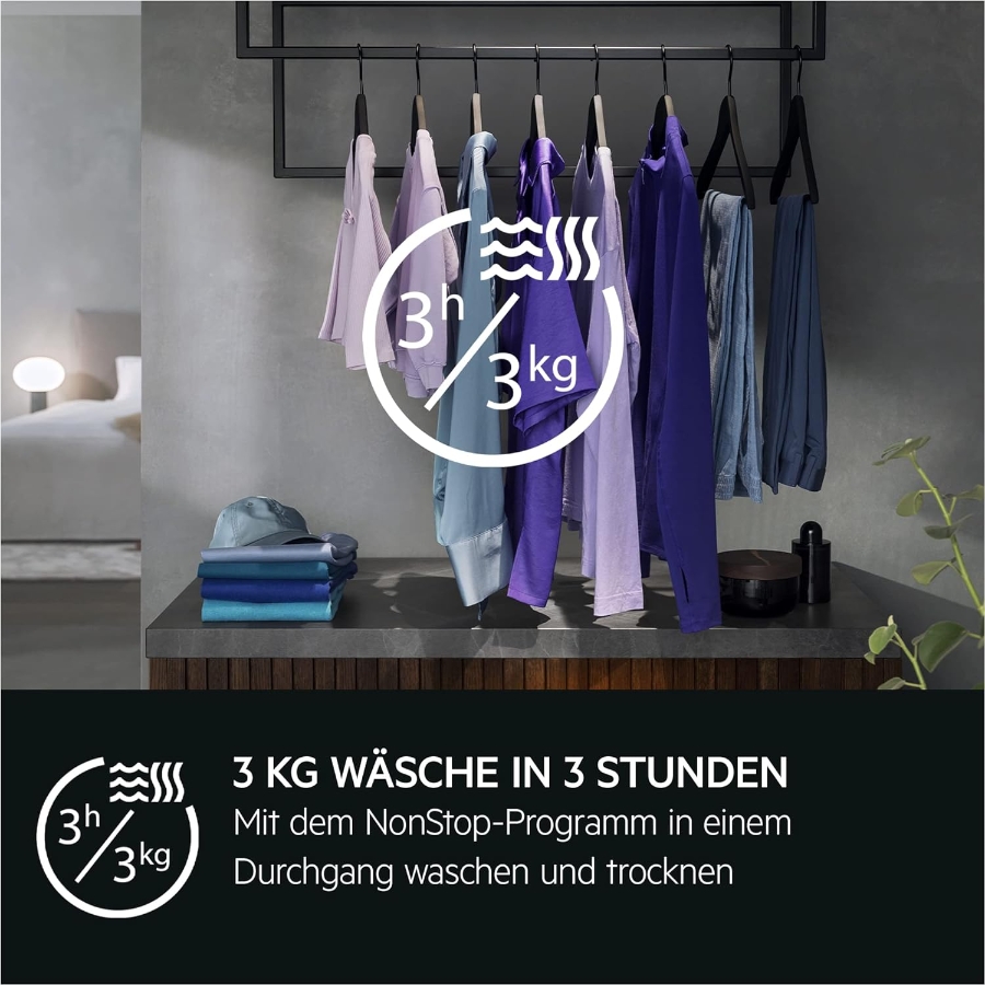 AEG L9WEF80690 Waschtrockner 9 kg Waschen 6 kg Trocknen 