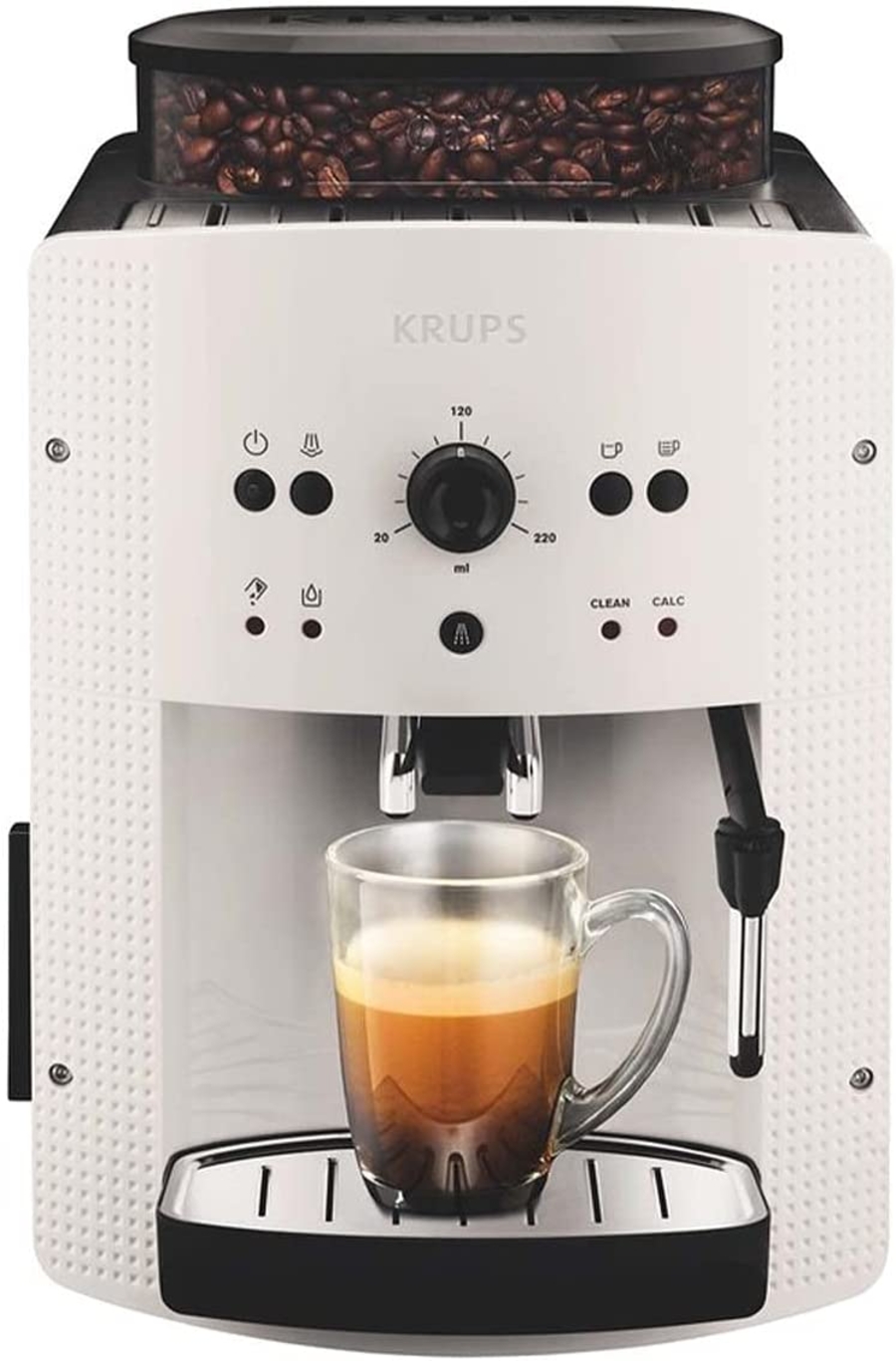 Krups EA8105 Kaffeemaschine Milchsystem mit CappucinoPlus-Düse  weiß 