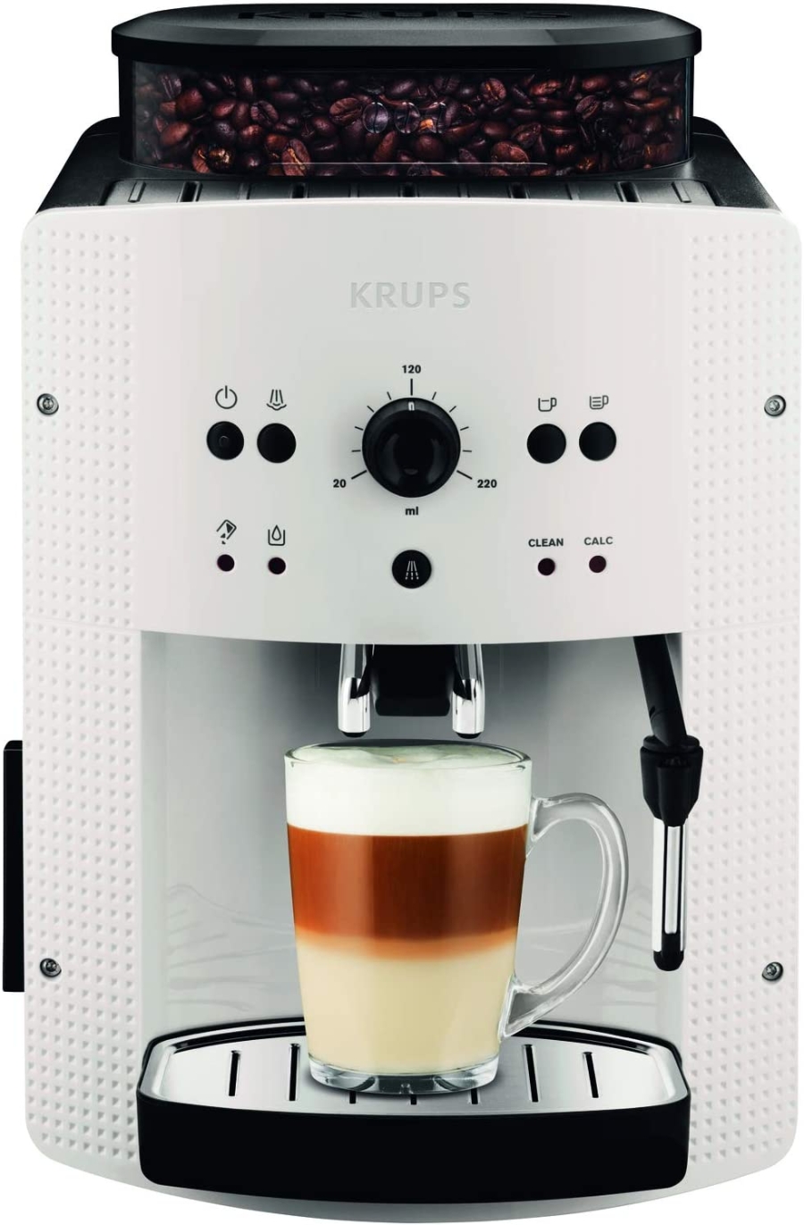 Krups EA8105 Kaffeemaschine Milchsystem mit CappucinoPlus-Düse  weiß 