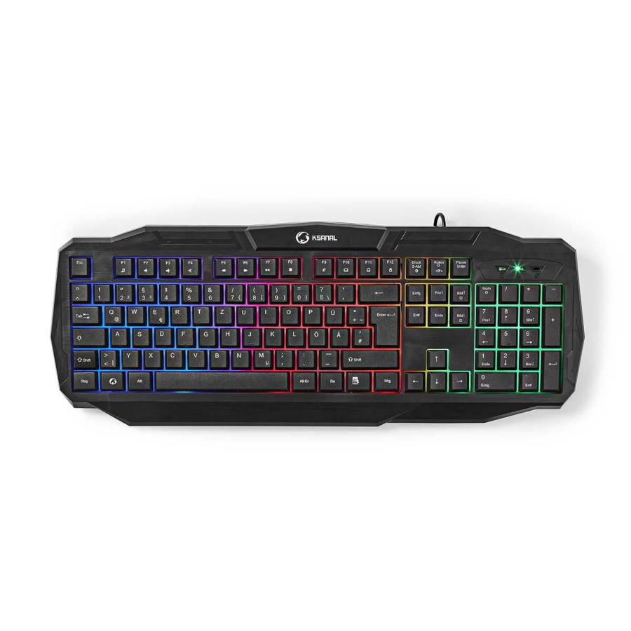 Nedis GCK41100BKDE  Gaming Combo Kit 4 in1  DE Layout