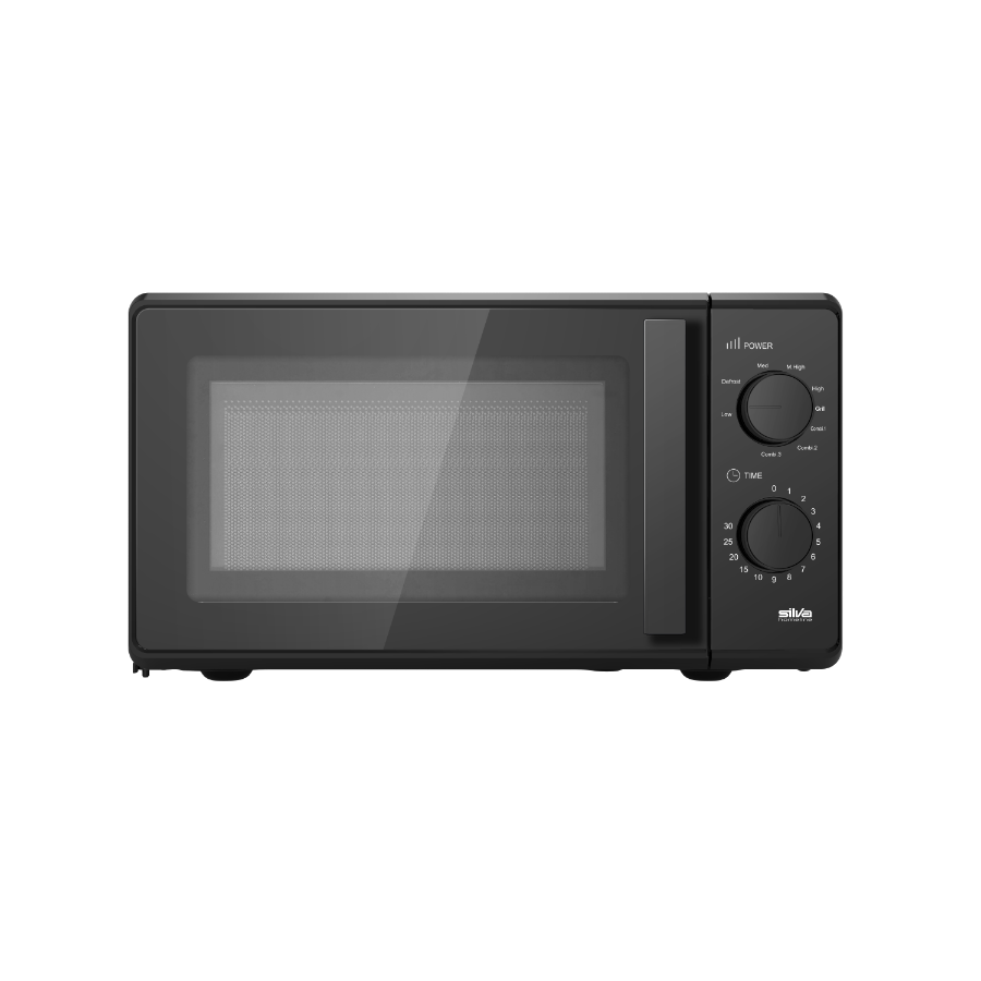 Silva MW-G 22.5 mit Grill schwarz   900 W Grill  17l Garraum