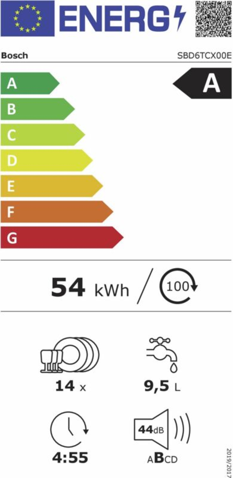 Bosch SBD6TCX00E Einbaugeschirrspüler Vollintegriert, 60 cm, XXL Großraum-Geschirrspüler Höhe 86,5 cm