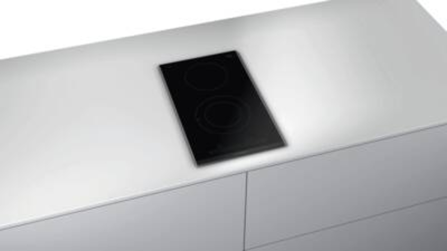 Bosch PKF375FP2E Glaskeramik-Kochfeld Domino Autark Schwarz
