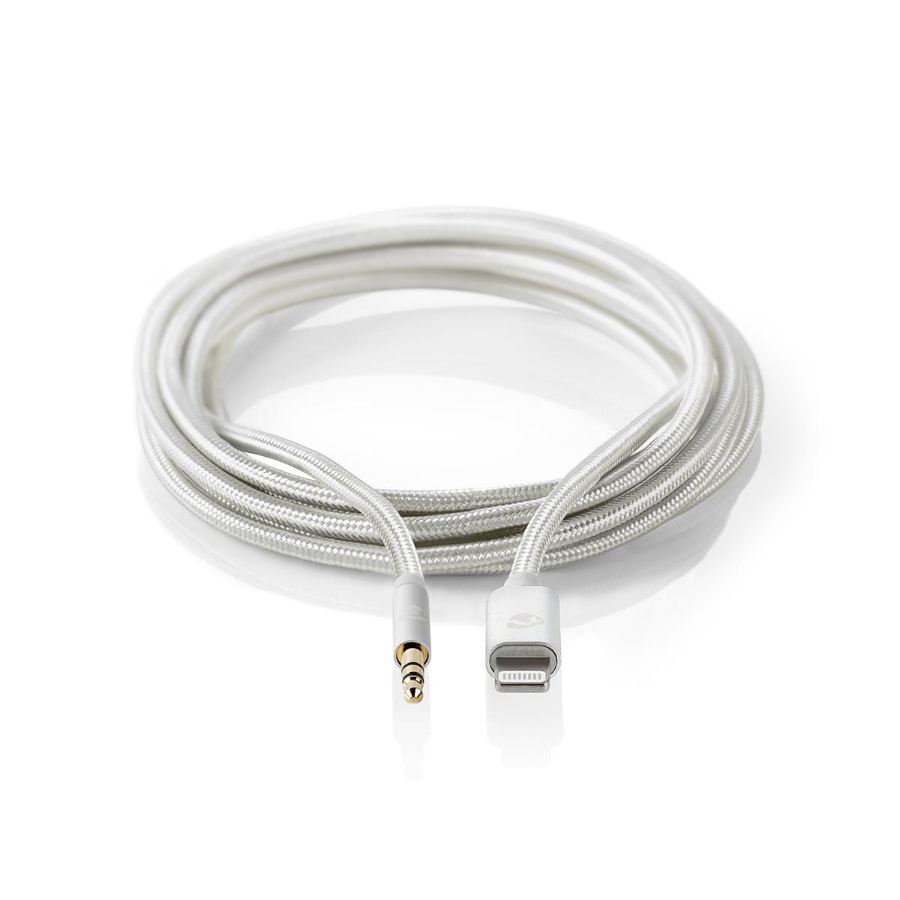 Nedis CCTB39940AL10 Lightning-Adapter Apple Lightning 8-Pin | 3.5 mm Stecker | Vergoldet | 1.00 m 