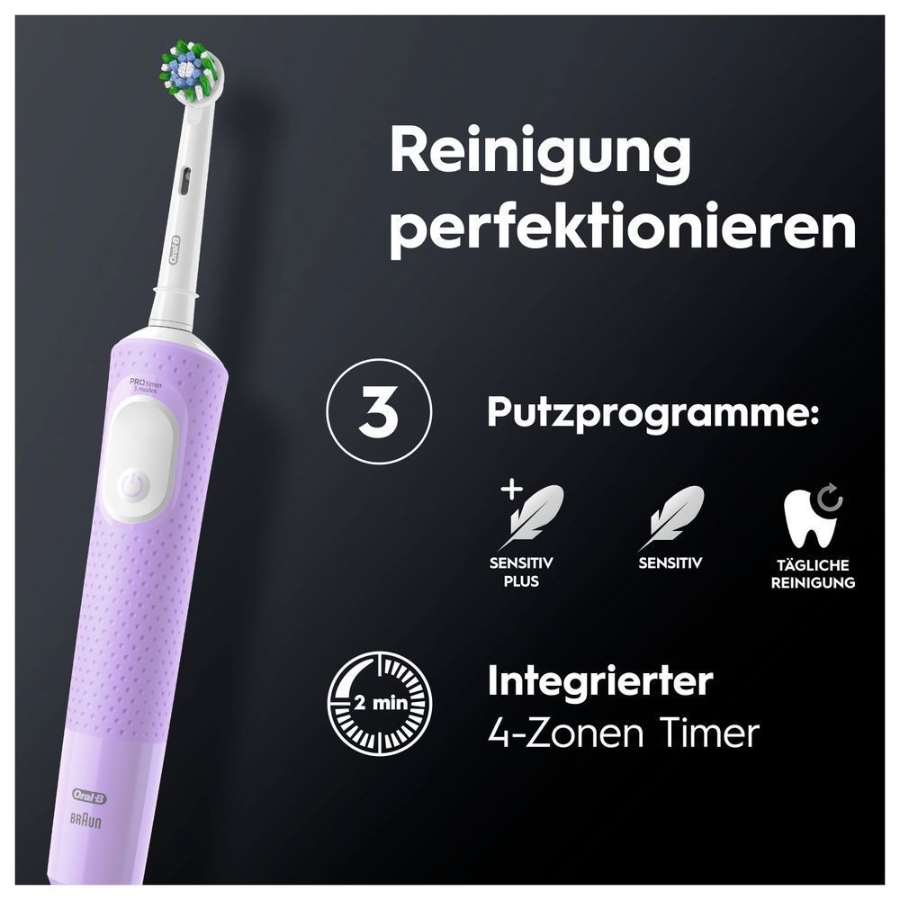 Oral-B Vitality Pro Elektrische Zahnbürste Violett 
