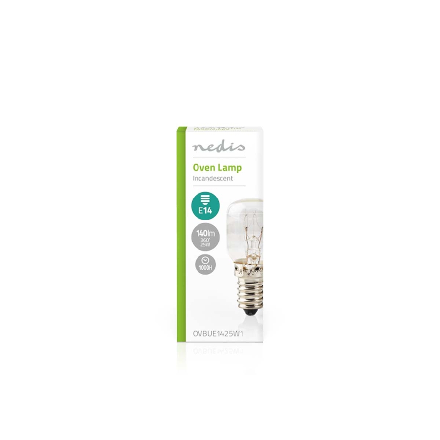 Nedis OVBUE1425W1 Backofenlampe 25 W | E14 | Glühend | T25 