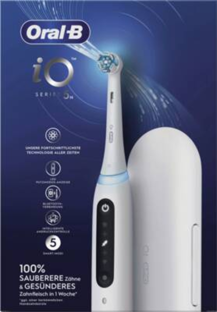 Oral-B iO Series 5 Elektrische Zahnbürste Quite White 