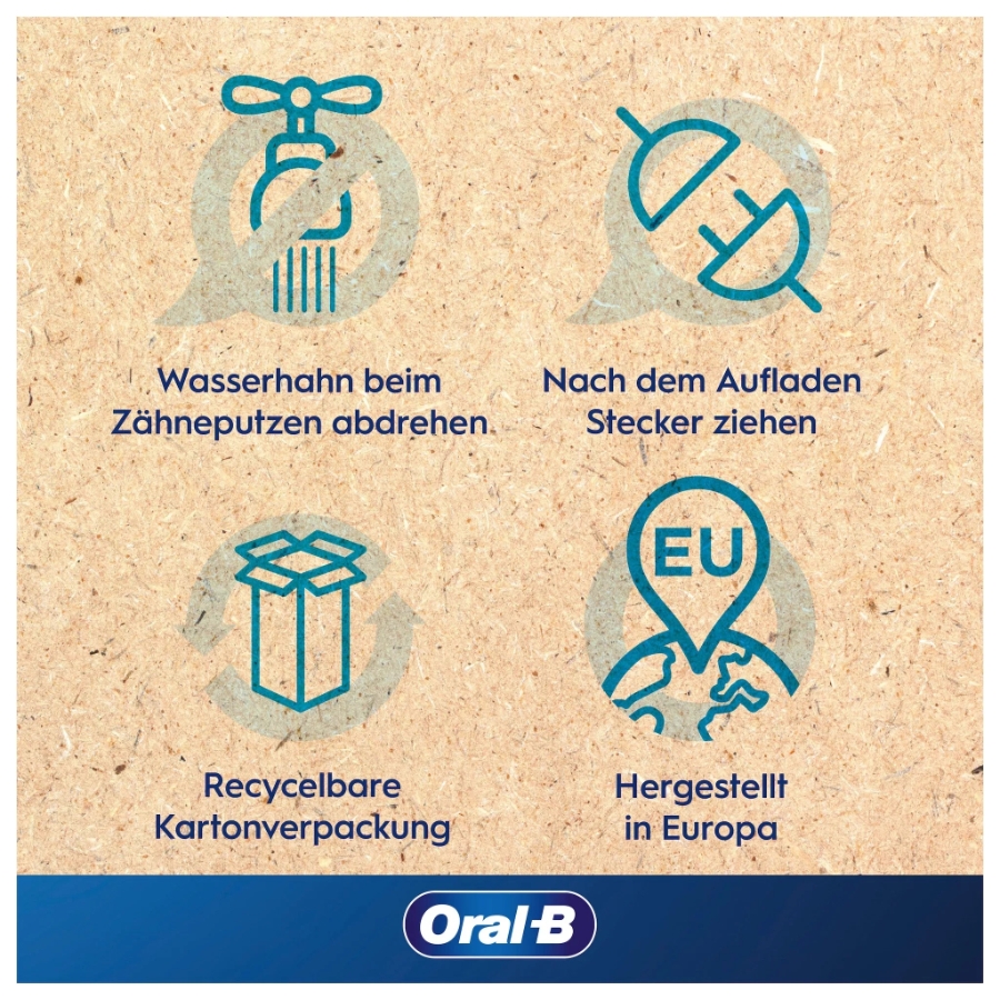 Oral-B Pro 3 3000 Elektrische Zahnbürste Blau 