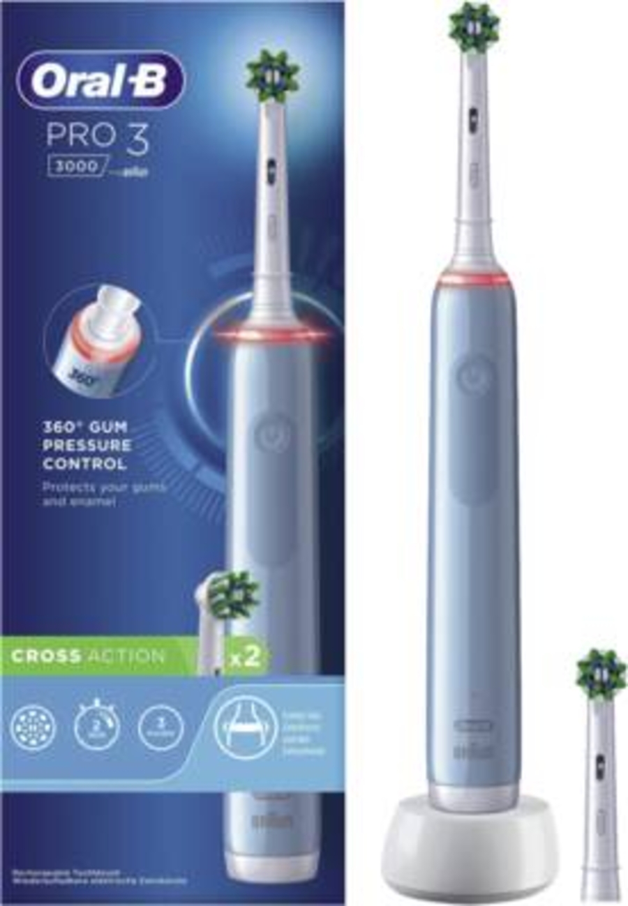 Oral-B Pro 3 3000 Elektrische Zahnbürste Blau 