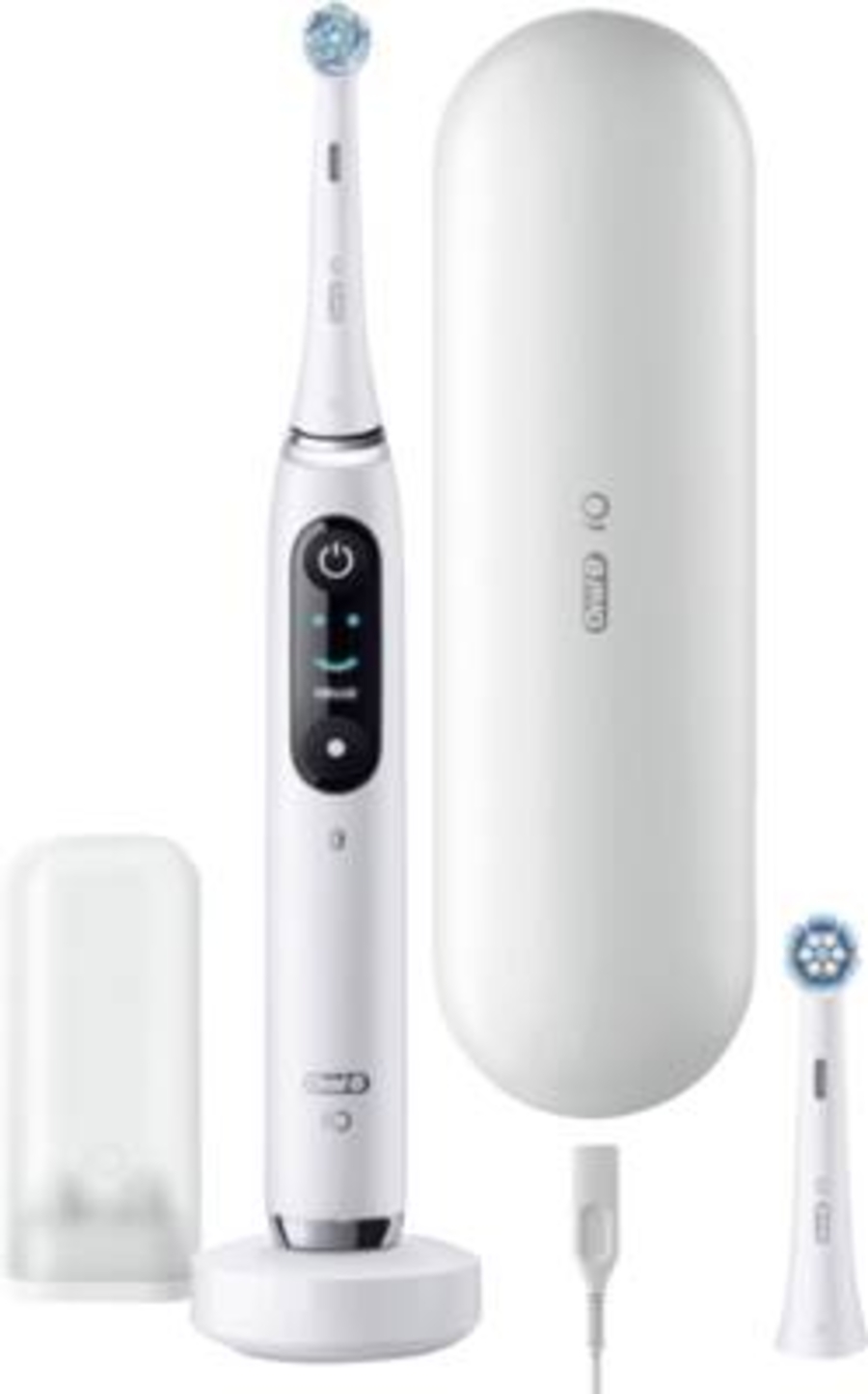 Oral-B iO Series 9 Elektrische Zahnbürste White Alabaster 