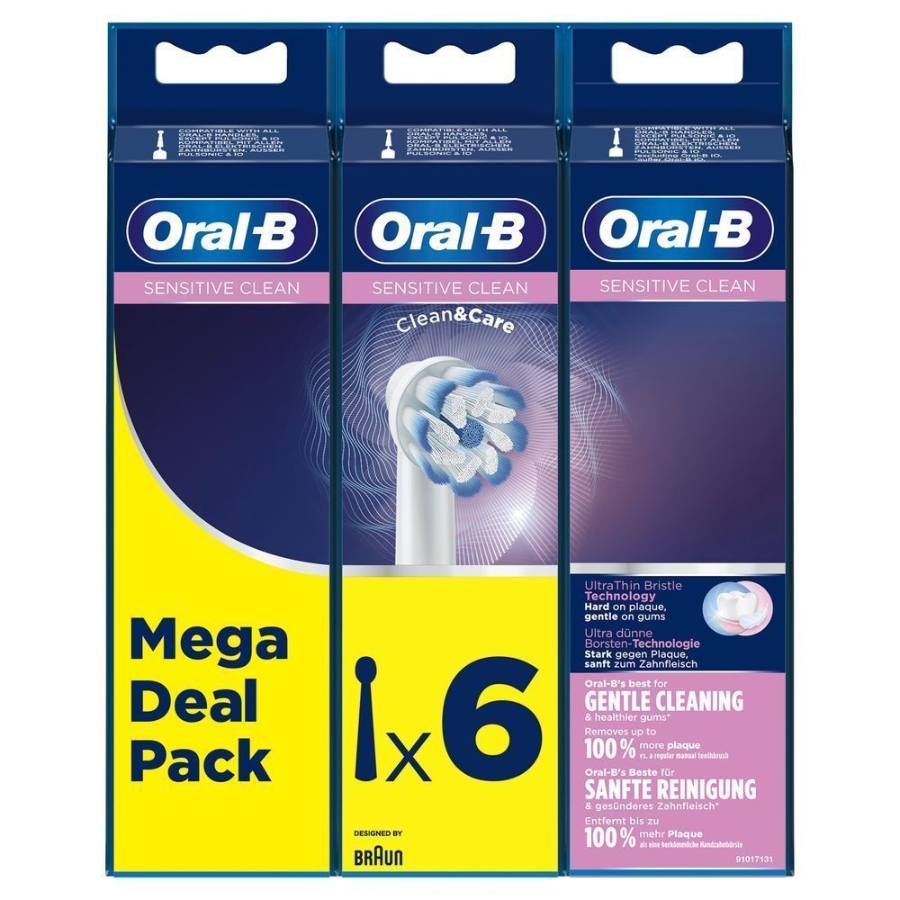 Oral-B Sensitive Clean Aufsteckbürsten 6er 