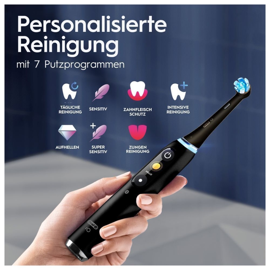 Oral-B iO Series 9 Luxe Edition Elektrische Zahnbürste Black Onyx 