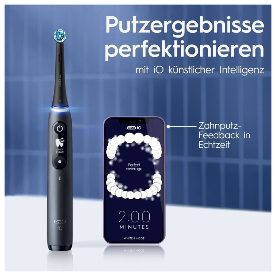 Oral-B iO Series 7 Elektrische Zahnbürste Black Onyx 