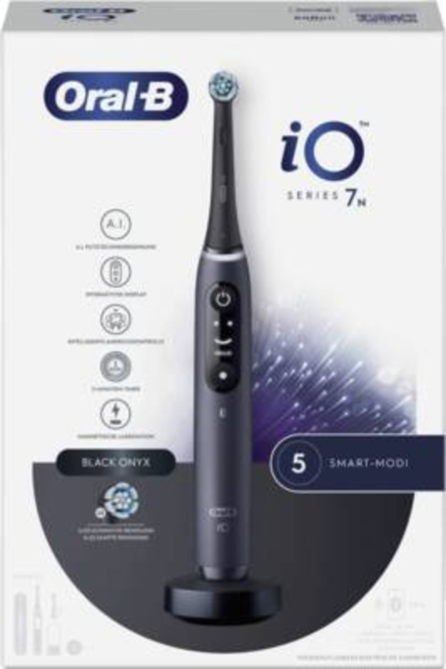 Oral-B iO Series 7 Elektrische Zahnbürste Black Onyx 