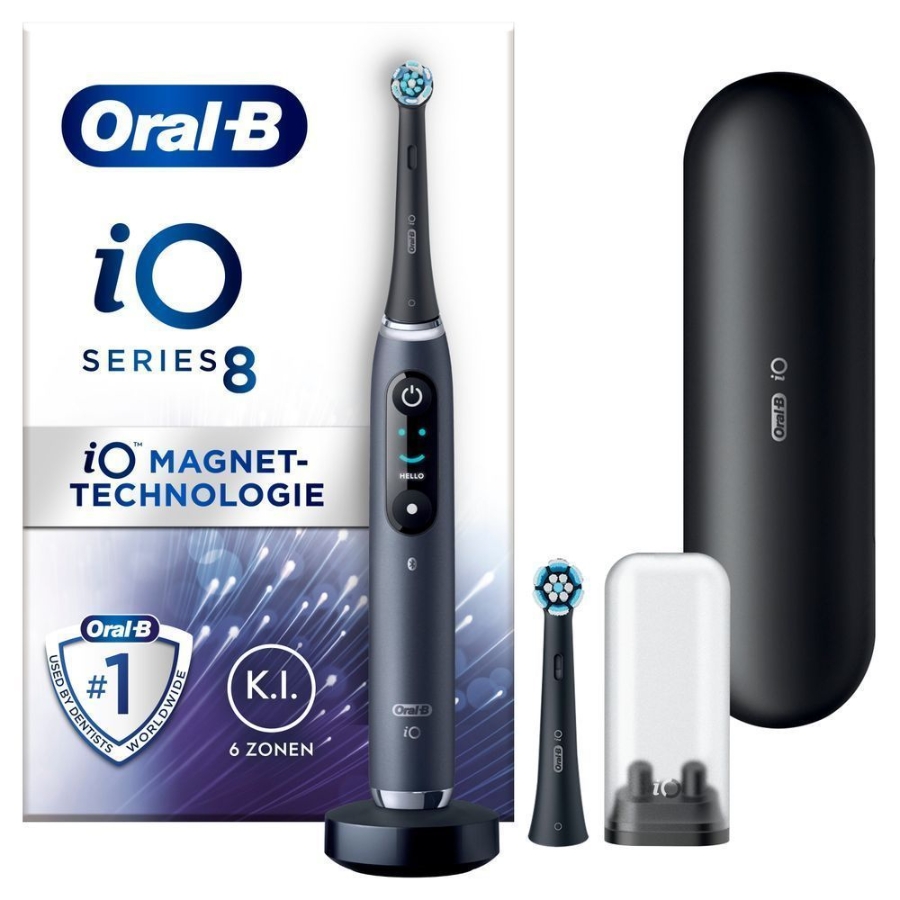 Oral-B iO Series 8 Elektrische Zahnbürste Black Onyx 
