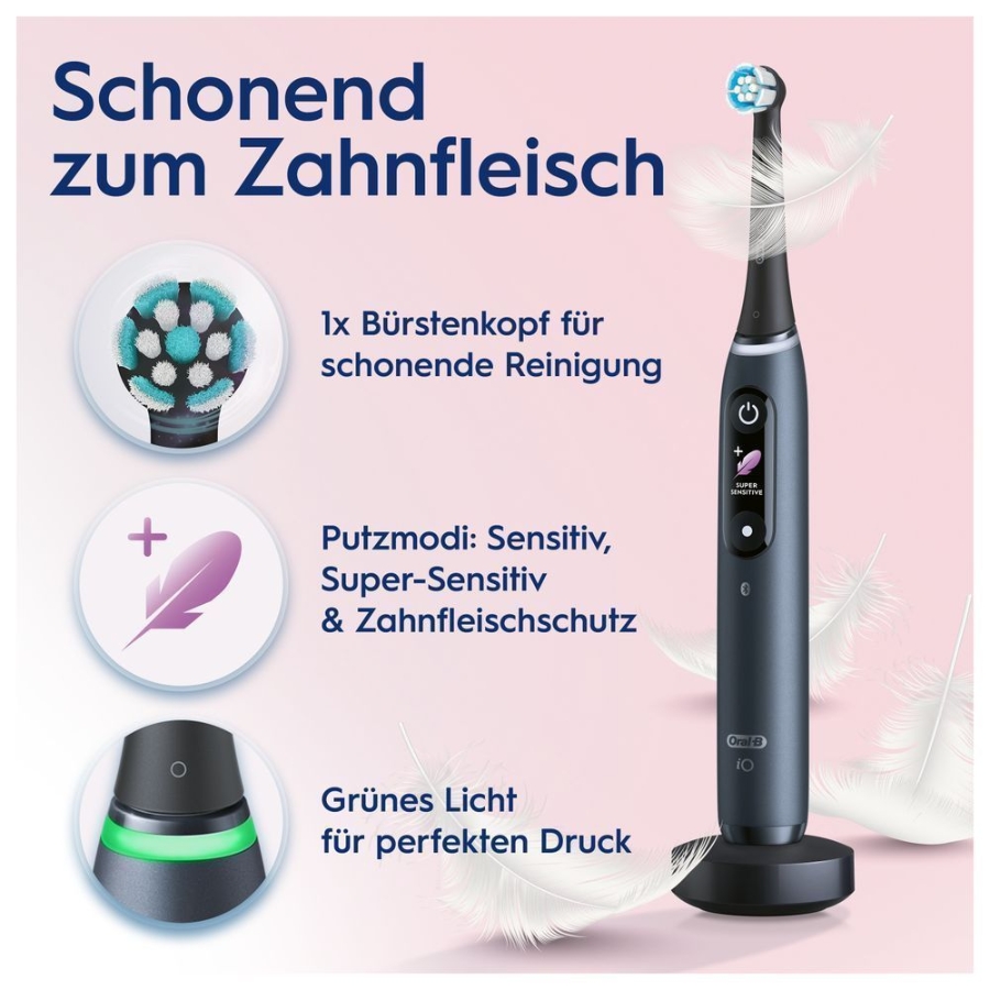 Oral-B iO Series 8 Elektrische Zahnbürste Black Onyx 